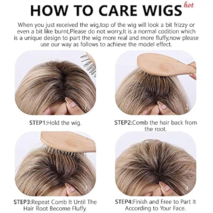 DILLARDS Qihang Blonde Wigs For Women Long Blonde Layered Wig With Bangs Straight Women Wigs Natural Synthetic Hair Wigs For White Women Party Daily Use Heat Resistant - Image 4